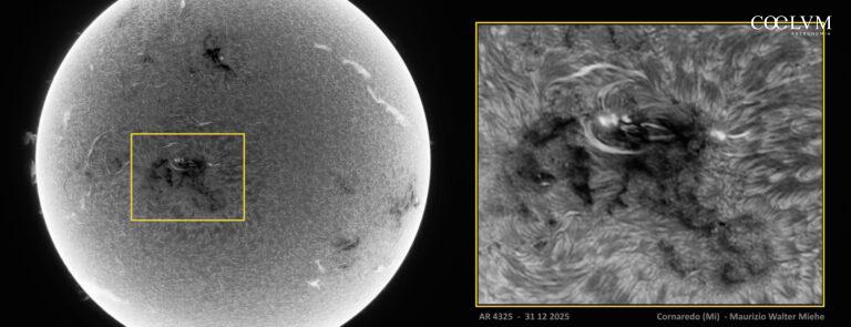Il Sole in H-alpha – 31.12.2025