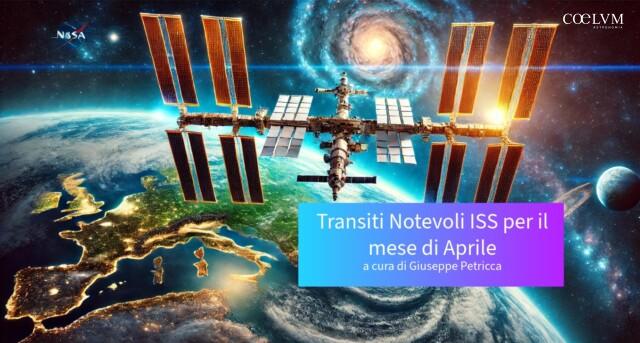 Transiti ISS aprile