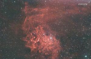 IC405 – La nebulosa della stella in fiamme
