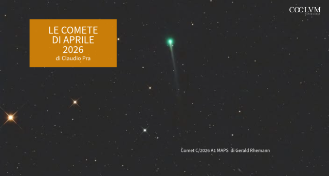 comete aprile 2026