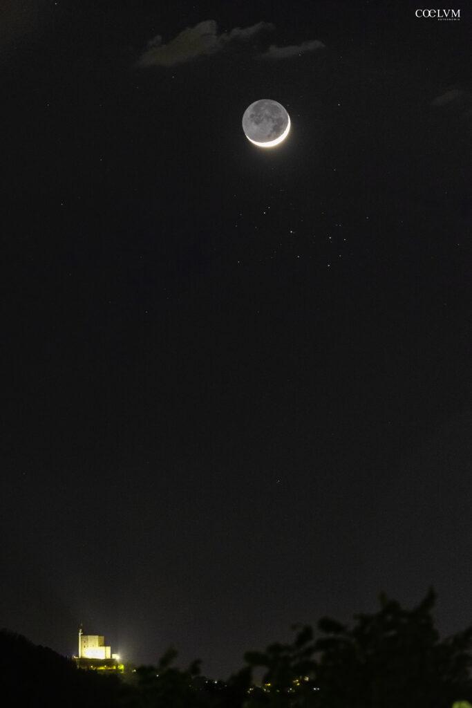 Congiunzione Luna Pleiadi