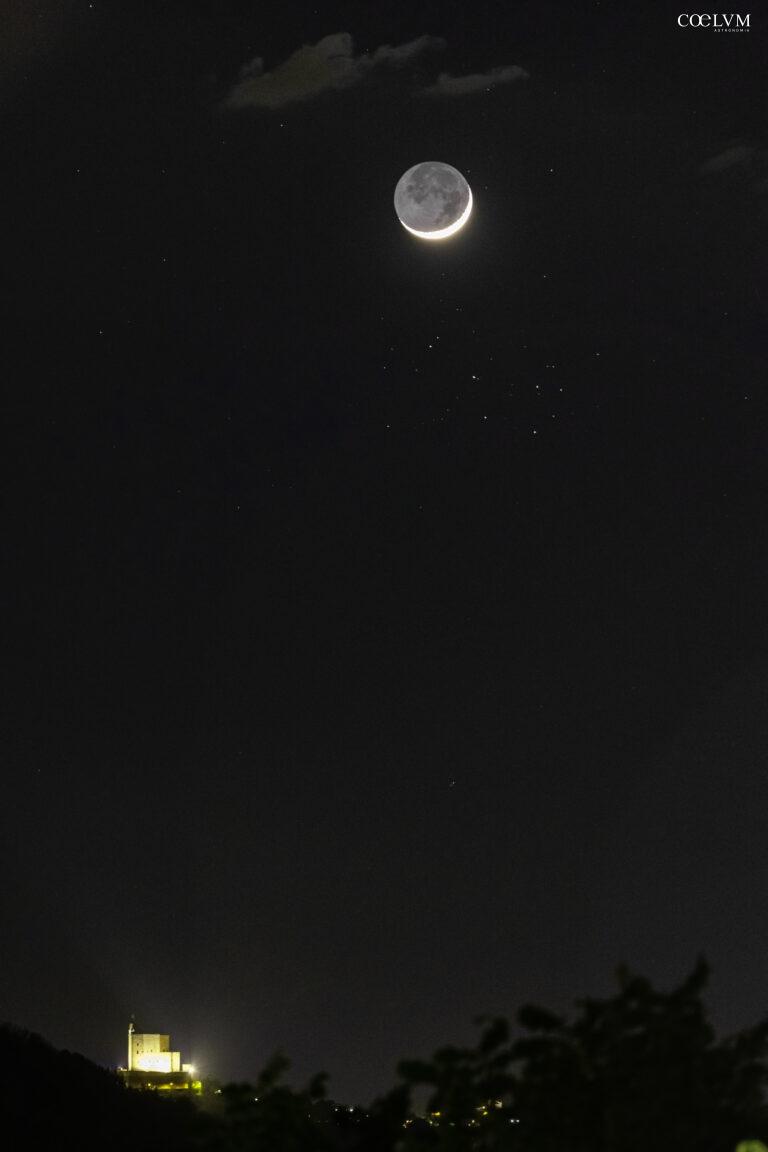 Congiunzione Luna Pleiadi