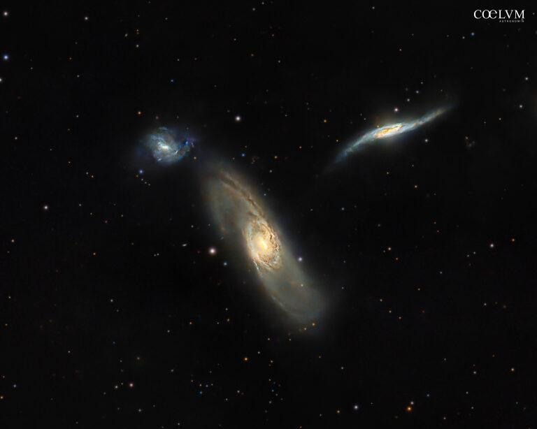 Arp 286: trio galattico nella Vergine