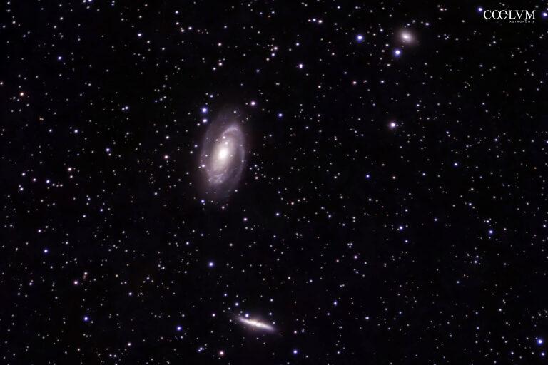Galassia di Bode (M 81), Galassia Sigaro (M 82) e Galassia Ghirlanda (NGC 3077