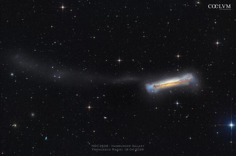 NGC3628 Hamburger Galaxy