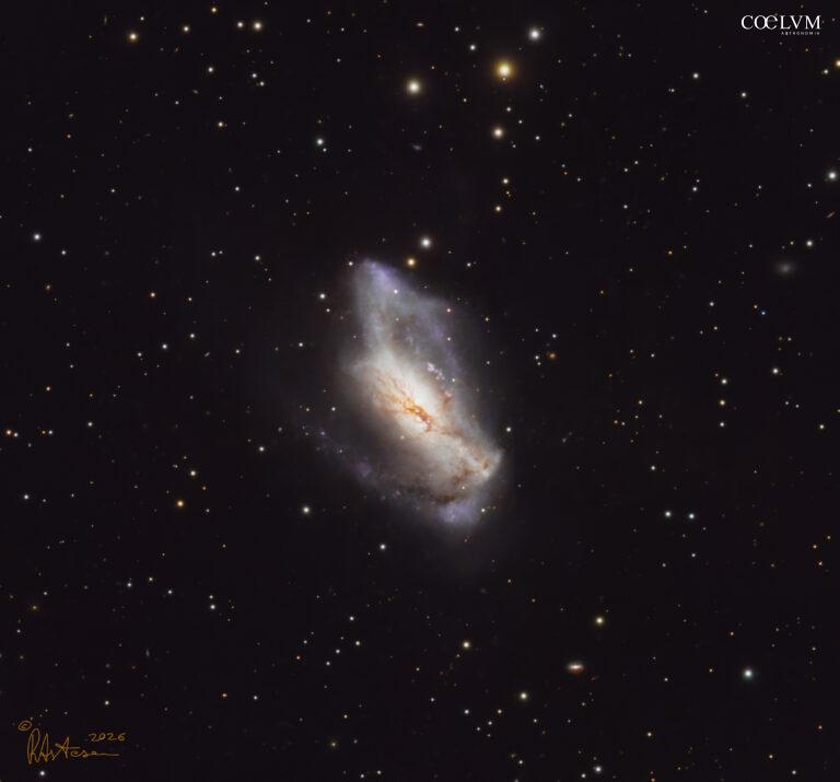 NGC2146 Dusty Hand Galaxy