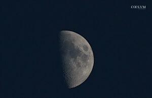 MOON WAXING CRESCENT 57% – POSITION at 20:31LT 24/04/2026