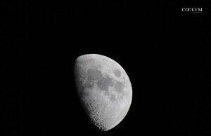 WAXING CRESCENT GIBBOUS MOON – 67% VISIBLE