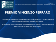 Premio Vincenzo Ferraro 2026: aperte le candidature per giovani ricercatori in fisica dello spazio