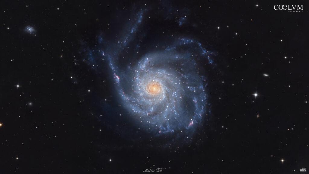 M101 – La Galassia Girandola a 1600 mm