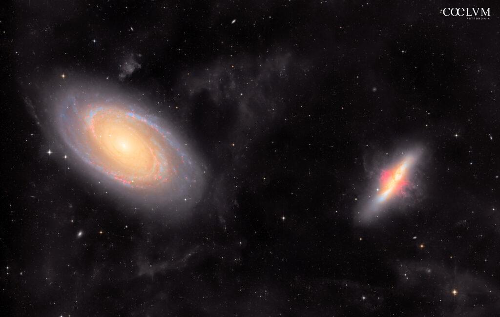 Gruppo di M81 – Galassia di Bode (M81) e Galassia Sigaro (M82)
