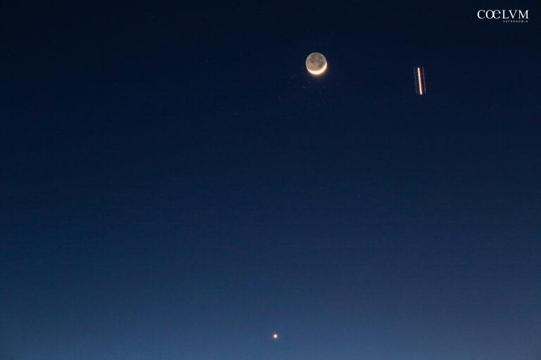 Congiunzione Luna, Venere e Pleiadi