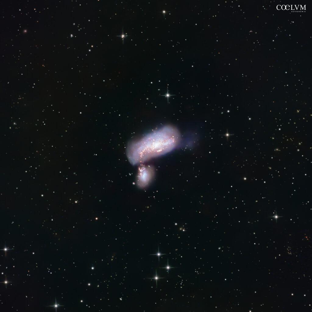 Galactic Collision: NGC 4490 & NGC 4485