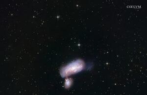Galactic Collision: NGC 4490 & NGC 4485