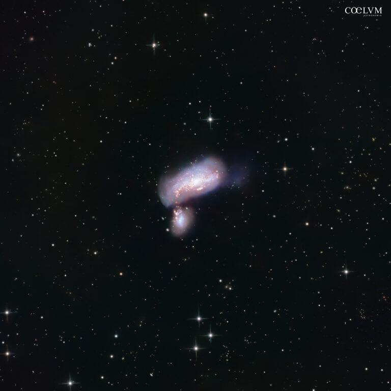 Galactic Collision: NGC 4490 & NGC 4485