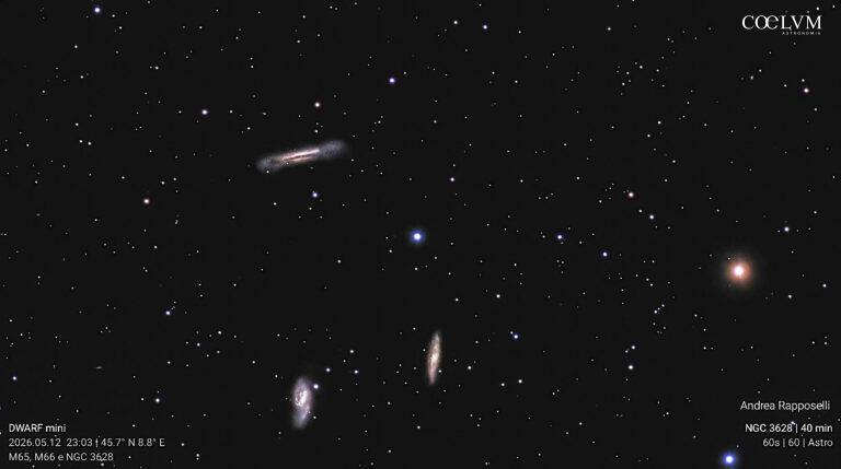 M65, M66 e NGC 3628