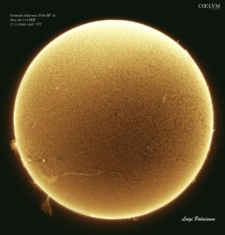 Sun: full disc in H-Alpha