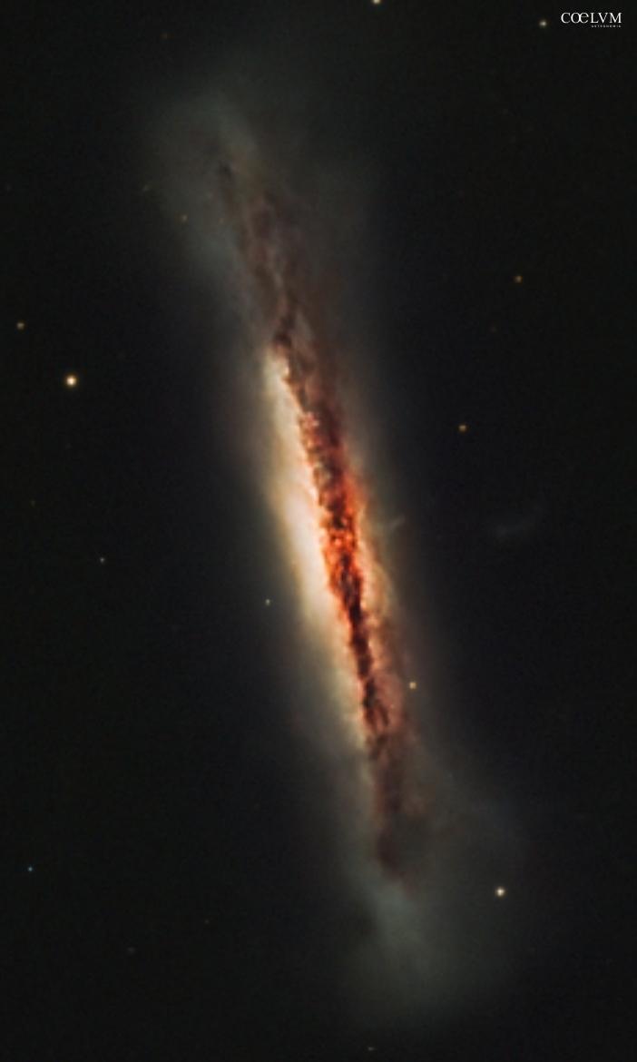 NGC 3628 Hamburger Galaxy