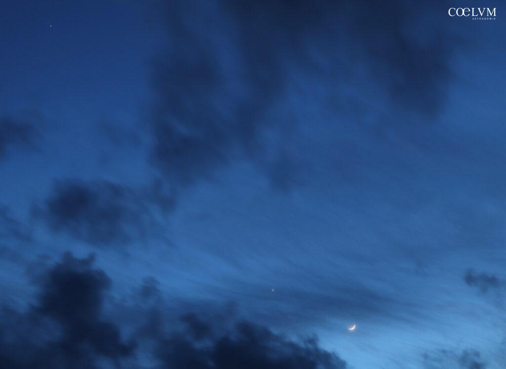 Congiunzione Luna-Venere e il pianeta Giove