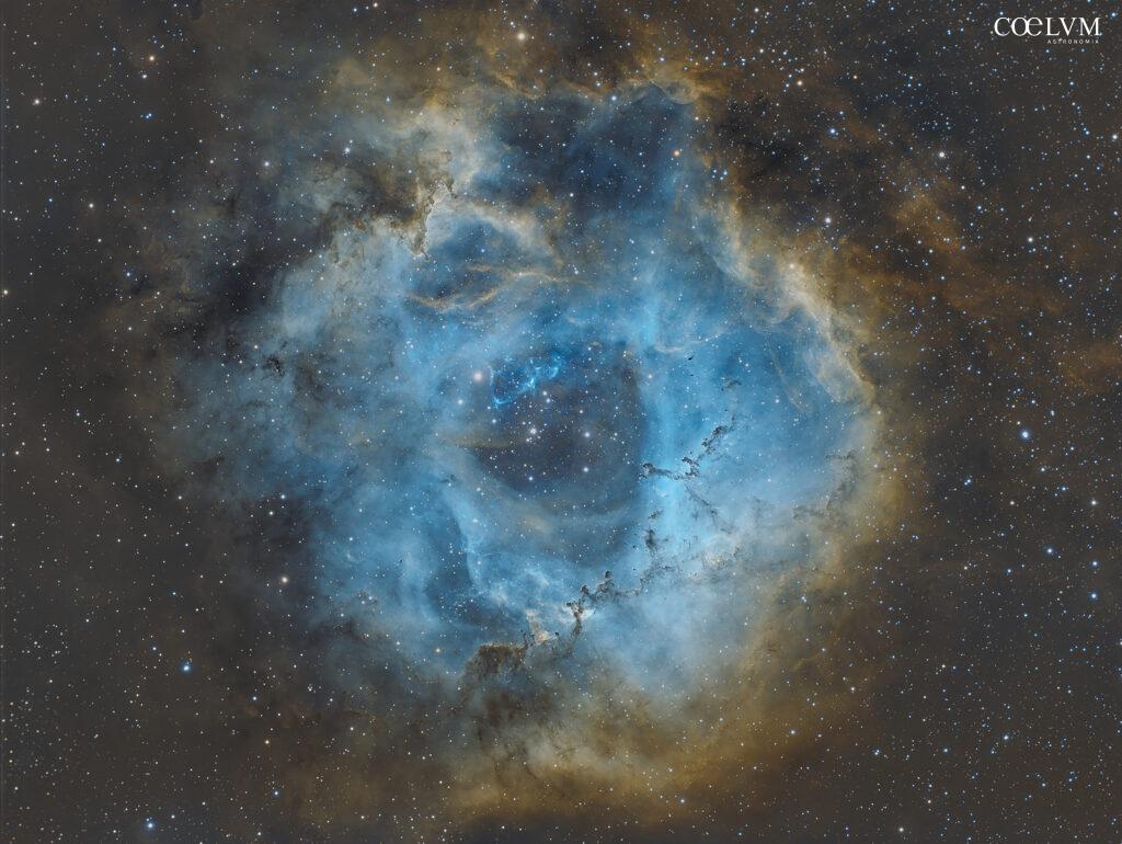 NGC2237 Nebulosa Rosetta in Hubble palette
