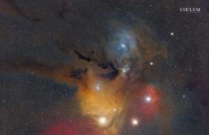 Rho Ophiuchi & Antares region