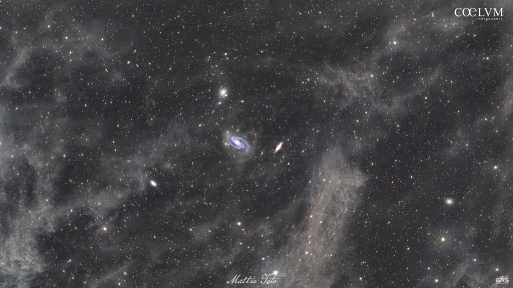 M81 e M82 tra i veli di IFN nell’Orsa Maggiore
