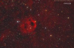SH2-173 nebulosa Fantasma dell’Opera con NGC103 e SH2-172