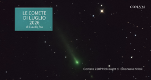 Le Comete del mese di Luglio: LA 10P/TEMPEL SI AVVICINA