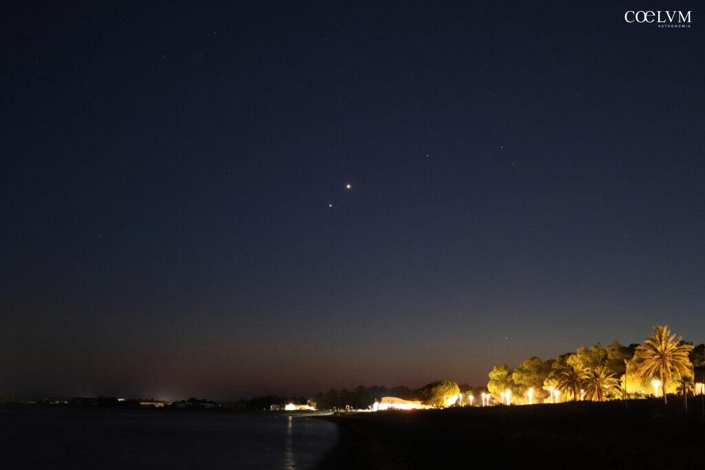 La congiunzione Giove-Venere