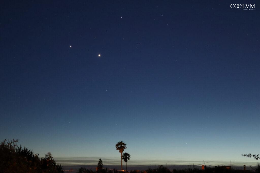 Giove, Venere, Mercurio e i Gemelli