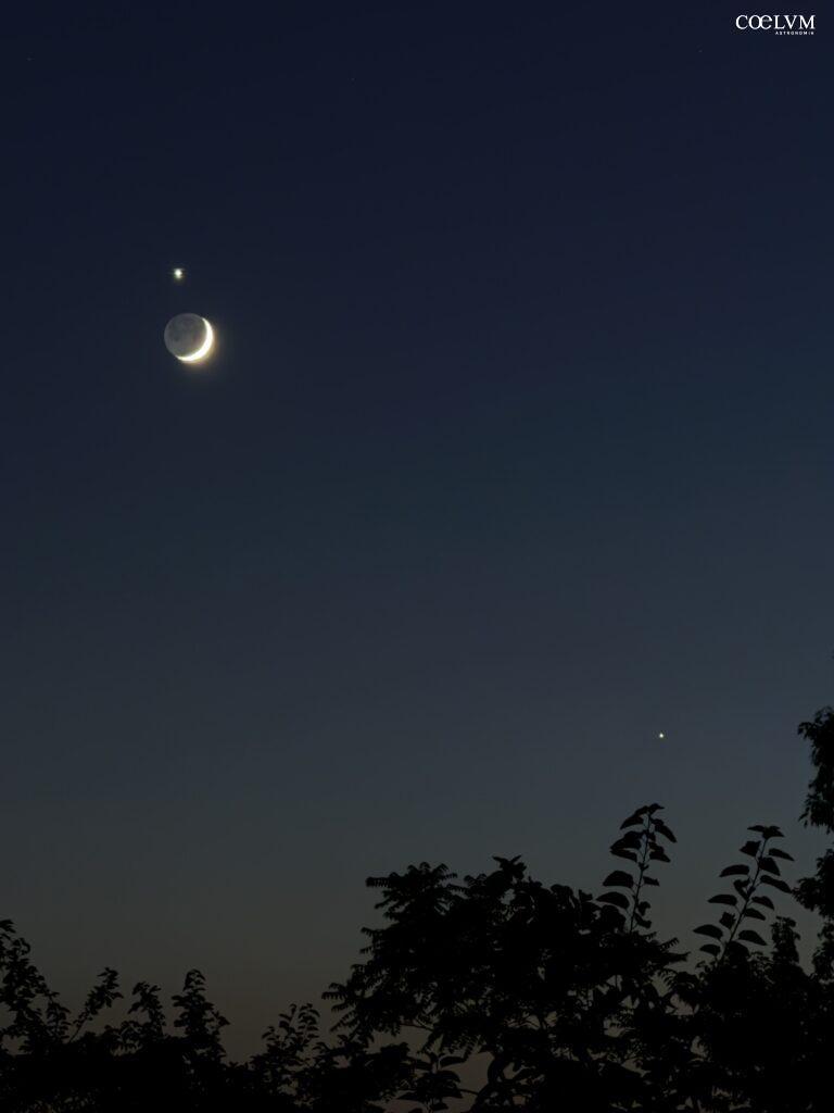 Luna, Venere e Giove