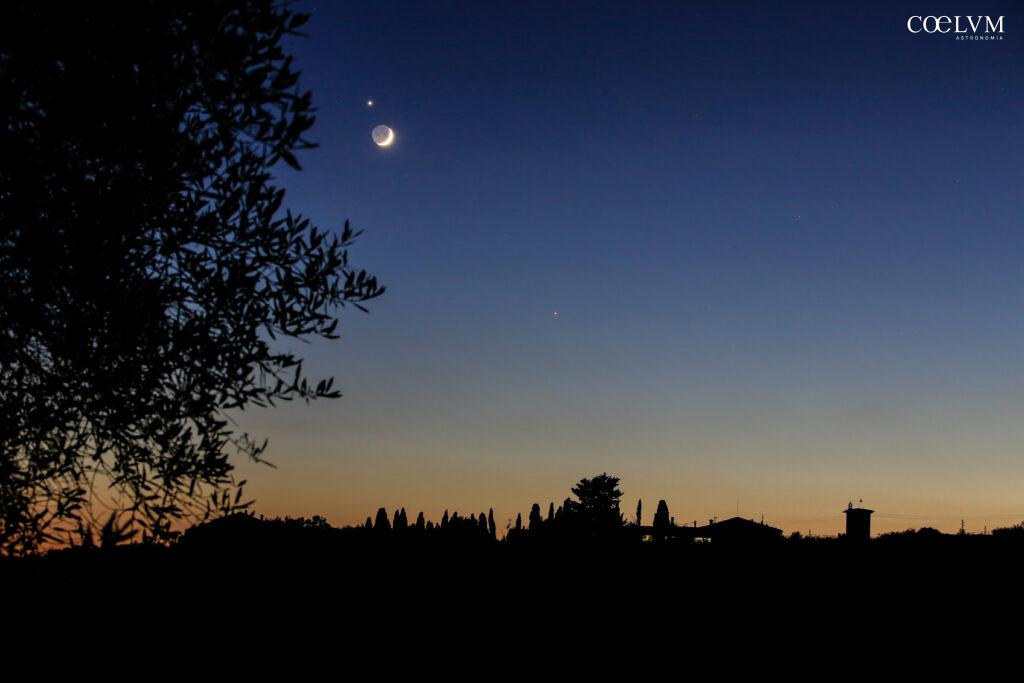 Congiunzione Luna Venere con Giove