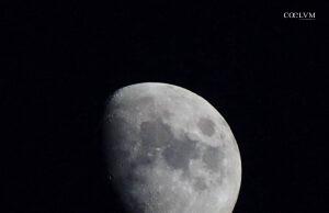WAXING CRESCENT GIBBOUS MOON – 72.5% VISIBLE
