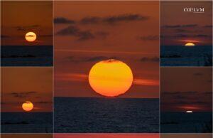 Gli ultimi istanti del Sole: il Green Flash fotografato sul Tirreno