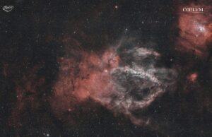 SH2-157 (Lobster Claw Nebula) Ripresa con il marito Enrico Fioretto