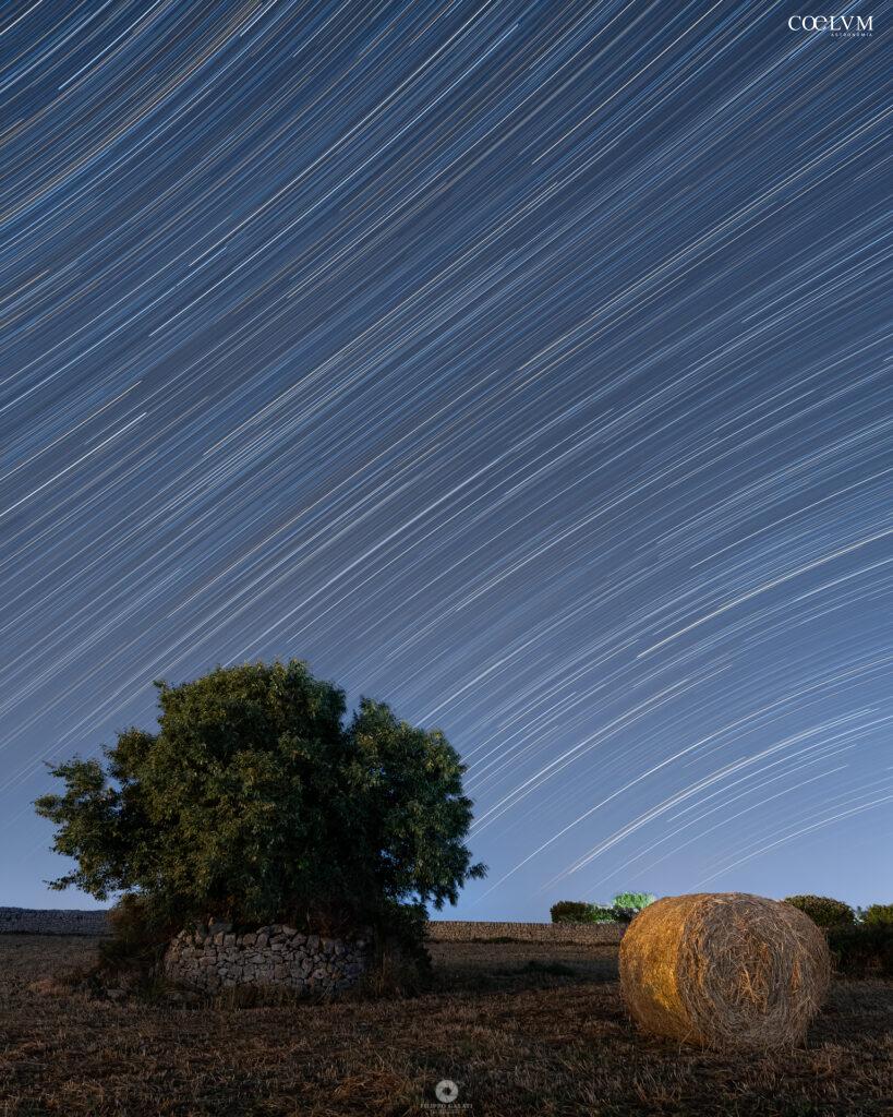 Star Trail sul Carrubbo