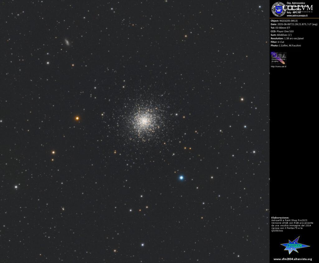 M13 ammasso globulare in Ercole