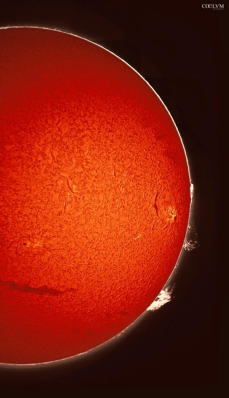 Il sole in H-alpha