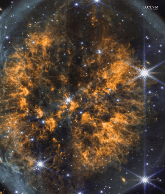 Tomografia Assiale di un Cervello CosmicoNebulosa Cranio Esposto (PMR 1)