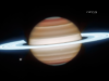 Webb Scruta Saturno nell’Infrarosso, tra Anelli, Vortici e Foschie