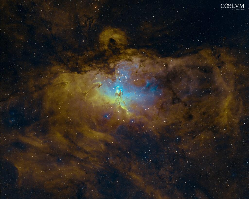 M16, Nebulosa Aquila in SHO