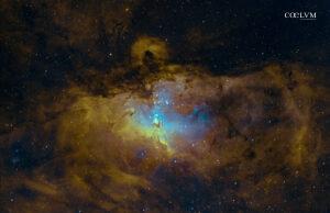 M16, Nebulosa Aquila in SHO