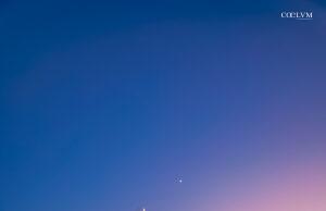 La Congiunzione Luna – Venere in un solo occhio: “The SkyWatcher”
