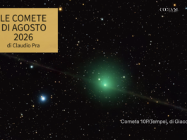 Le Comete del mese di Agosto: LA 10P/TEMPEL AL PERIELIO