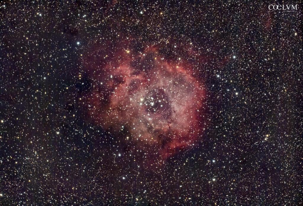 NEBULOSA ROSETTA (NGC2237) E AMMASSO APERTO NGC2244
