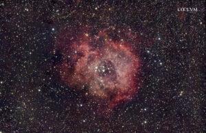 NEBULOSA ROSETTA (NGC2237) E AMMASSO APERTO NGC2244