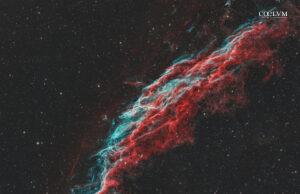 Nebulosa Velo Est (NGC 6992)— il sorriso elettrico dell’estate