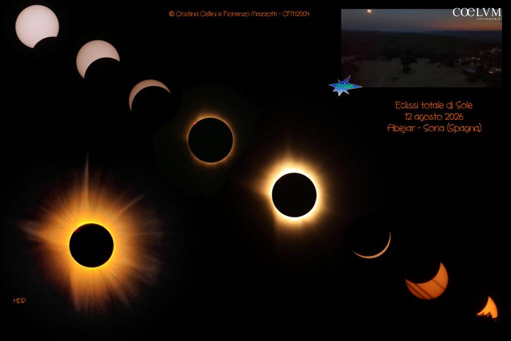 Eclissi totale di Sole da Abejar-Soria (Spagna)