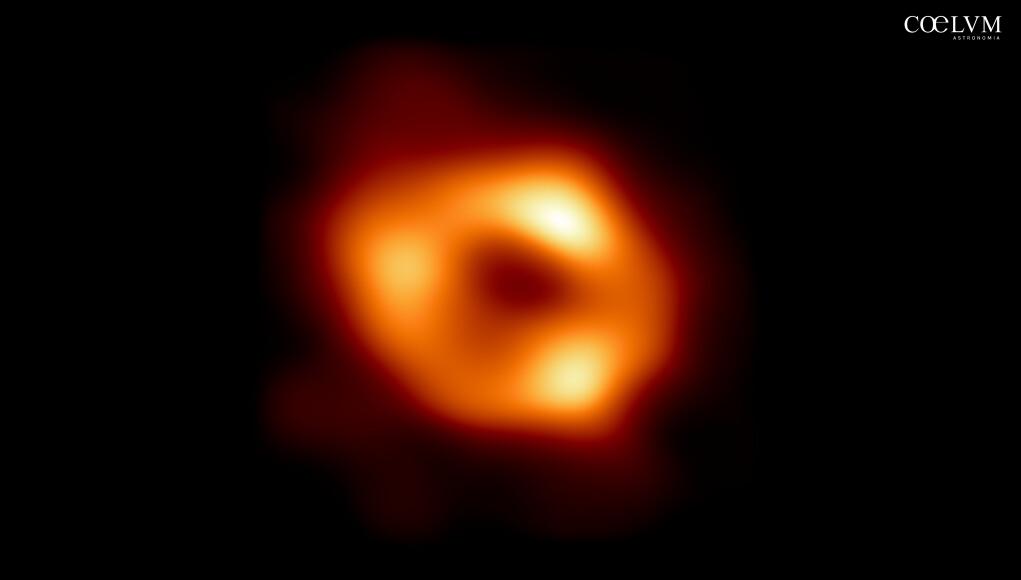 First image of our black hole (with wider background)