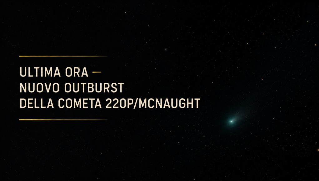 ultima ora cometa